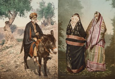 Syrian Muslim Women in Beirut, City Costume by Félix Bonfils