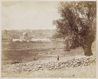 Jerusalem from the Mount of Olives #301 by Félix Bonfils