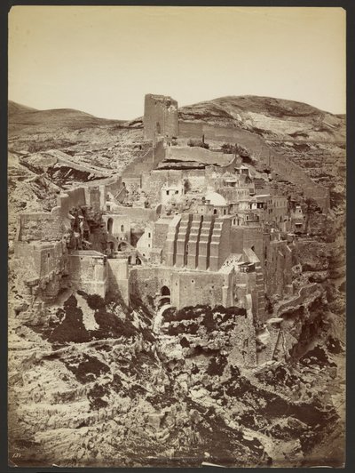 Monastery of Santa Sabba by Félix Bonfils