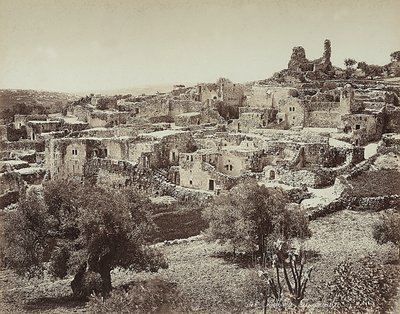 Panoramic View of Betania by Félix Bonfils