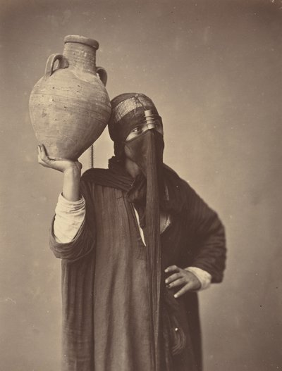Water Carrier in Cairo by Félix Bonfils
