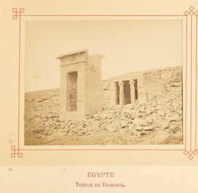 Temple of Dendur by Félix Bonfils