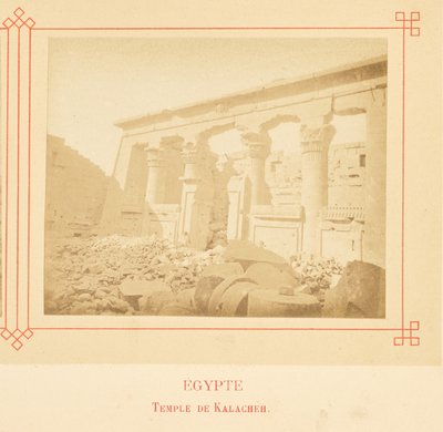 Temple of Kalacheh by Félix Bonfils