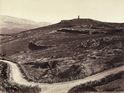 The Pnyx Mountain or the Mountain of the Thirty Tyrants, Athens by Félix Bonfils