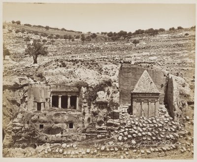 Tomb of St. Jacquesch #309 by Félix Bonfils
