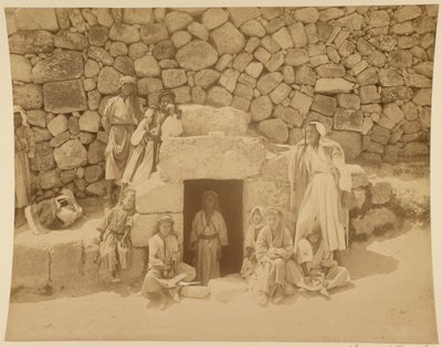 Tomb of Lazarus at Bethany by Félix Bonfils
