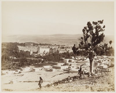 General View of Baalbek, Syria #438 by Félix Bonfils