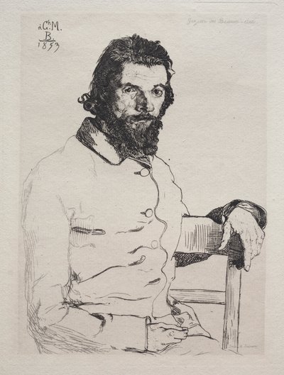 Charles Méryon, 1884 by Felix Bracquemond