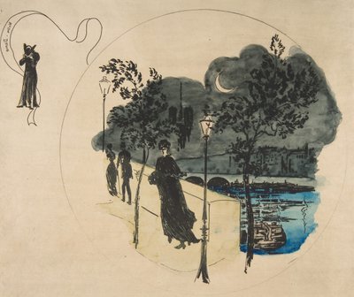 Decoration for a Plate: Notre Dame by Felix Bracquemond