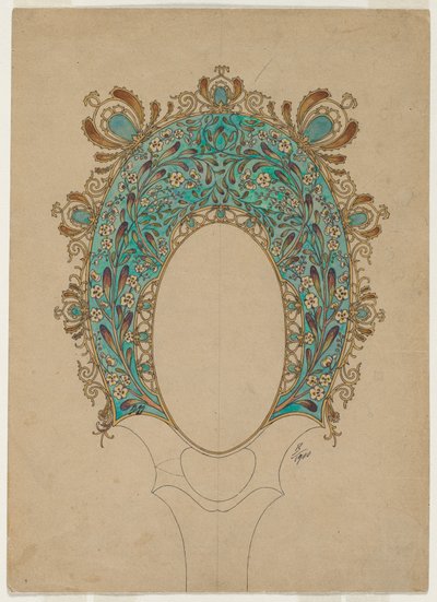 Designs for a Hand Mirror by Felix Bracquemond