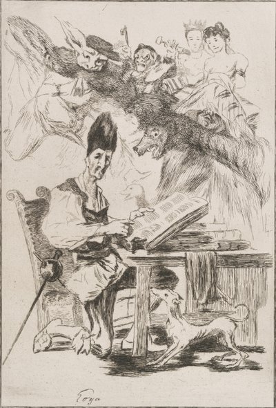 Don Quixote by Felix Bracquemond