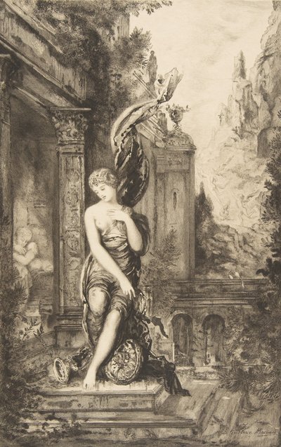 The Man Who Runs After Fortune and the One Who Waits in His Bed, 1886 by Felix Bracquemond