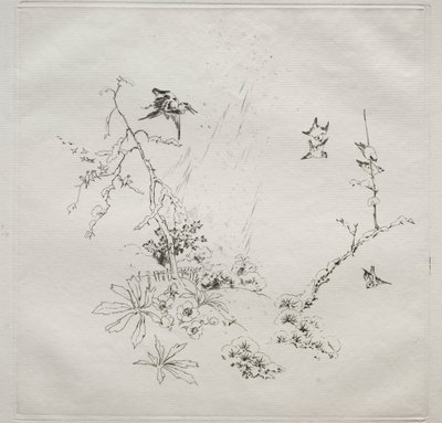 Parisian Service Haviland service: Snow no. 6 by Felix Bracquemond