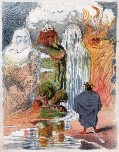 Emperor William II and the Four Elements by Felix Del Marle