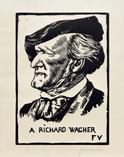 To Richard Wagner by Felix Edouard Vallotton