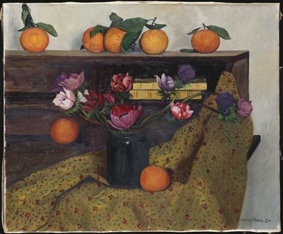 Anemones and Oranges by Felix Edouard Vallotton