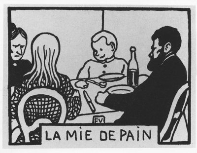 Carrot Hair: la crumb de pain, Jules Renard, illustration by Felix Vallotton, ed. Flammarion by Felix Edouard Vallotton