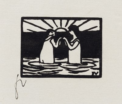 Games in the Sun, VII from Les Petites Baigneuses, 1893 by Felix Edouard Vallotton