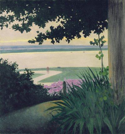 Honfleur and the Baie de la Seine, 1910 by Felix Edouard Vallotton