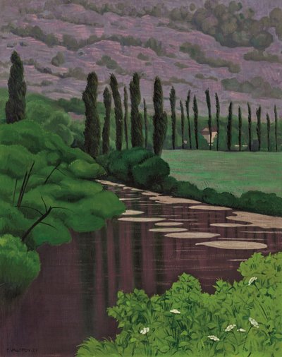Landscape at Marcillac by Felix Edouard Vallotton