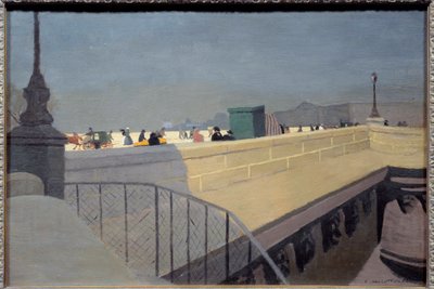 Le Pont Neuf in Paris by Felix Edouard Vallotton