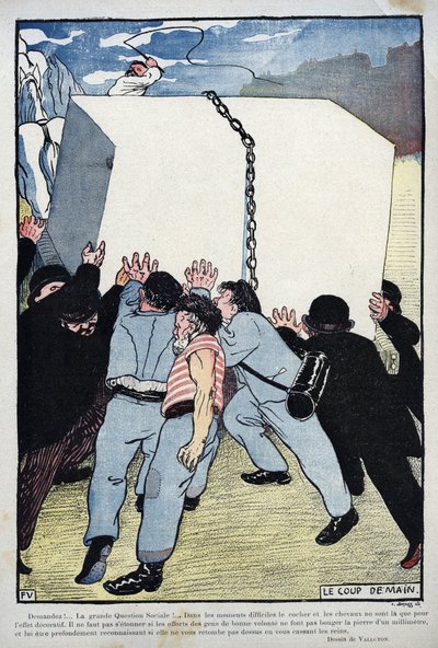 The Great Social Question by Felix Vallotton by Felix Edouard Vallotton