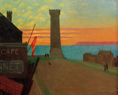 The Old Lighthouse at Honfleur by Felix Edouard Vallotton
