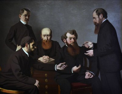 Les cinq peintres Five painters: Félix Vallotton, Pierre Bonnard, Édouard Vuillard by Felix Edouard Vallotton