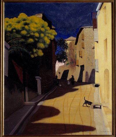 Mimosas in bloom in Cagnes in 1921 by Felix Edouard Vallotton