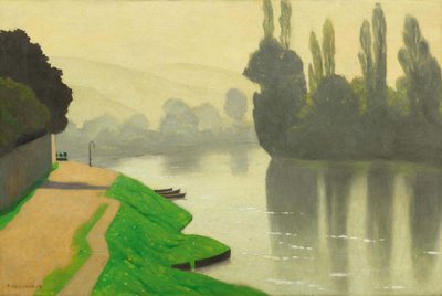 Morning Mist at Andelys, 1917 by Felix Edouard Vallotton