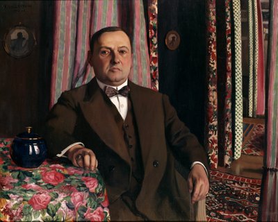 Portrait of Georges Haasen, 1913 by Felix Edouard Vallotton