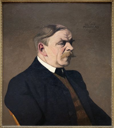 Portrait of Octave Mirbeau by Felix Edouard Vallotton