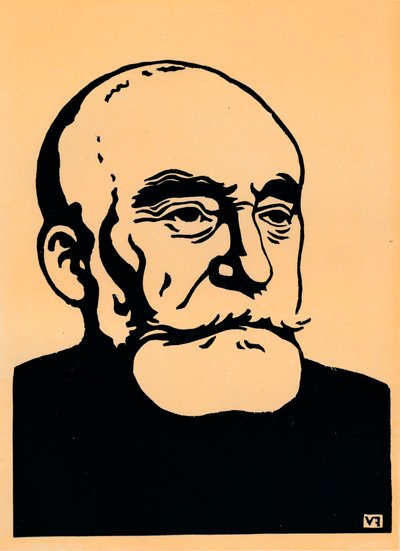 Portrait of Puvis De Chavannes, c1898 by Felix Edouard Vallotton