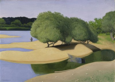 Sandbanks on the Loire (Des Sables au bord de la Loire). 1923 by Felix Edouard Vallotton
