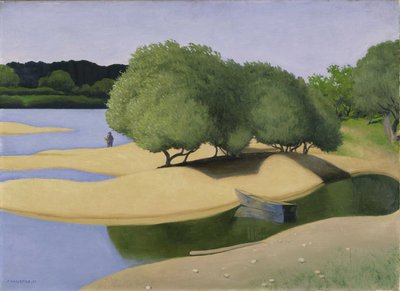 Sandbanks on the Loire by Felix Edouard Vallotton