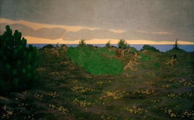 Antique Evening by Felix Edouard Vallotton