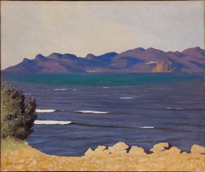 The Esterel and the Bay of Cannes by Felix Edouard Vallotton