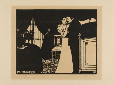 The Fine Pin, Plate Three from Intimacies by Felix Edouard Vallotton