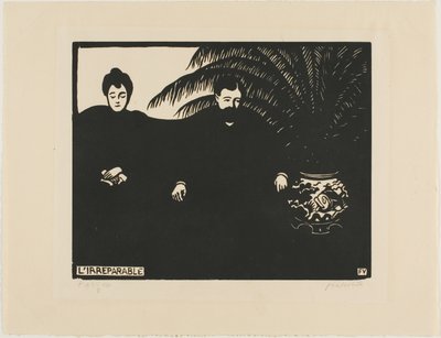 The Irreparable, plate ten from Intimacies by Felix Edouard Vallotton
