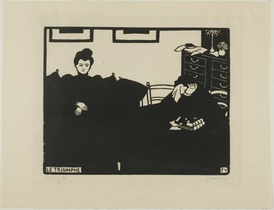The Triumph, plate two from Intimacies by Felix Edouard Vallotton