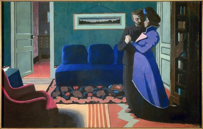 The Visit by Felix Edouard Vallotton