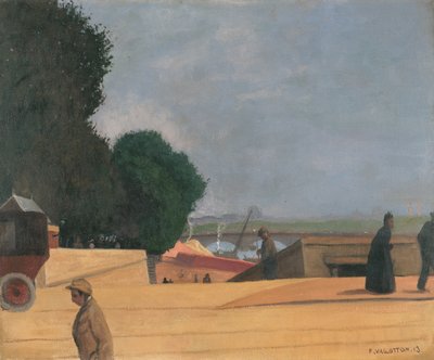 The Entrance to the Alma Bridge by Felix Edouard Vallotton