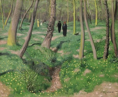 Undergrowth in Spring, 1923 by Felix Edouard Vallotton