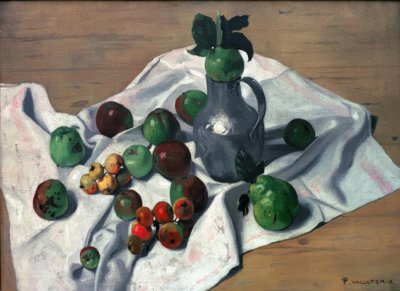 A Tin Kettle, Apples, and Two Quinces by Felix Edouard Vallotton