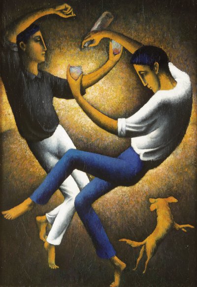 Les Deux Basques, c.1912 by Felix Elie Tobeen