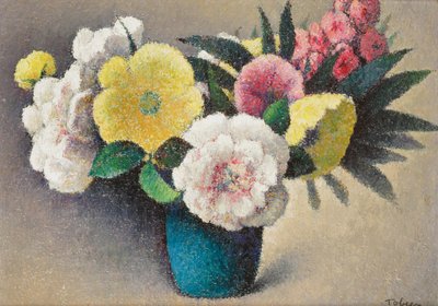 Still Life with Flowers by Felix Elie Tobeen