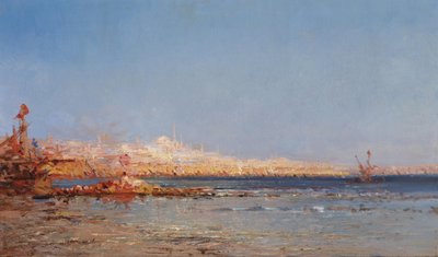 View of Constantinople by Félix Ziem