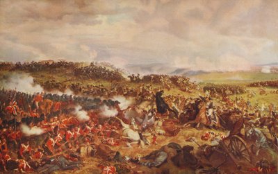Charge of the French Cuirassiers at Waterloo by Felix Henri Emmanuel Philippoteaux