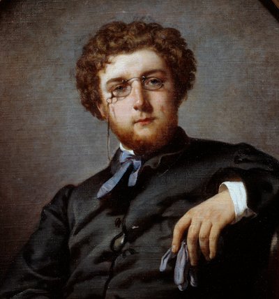 Portrait of George Bizet (detail) by Felix Henri Giacomotti