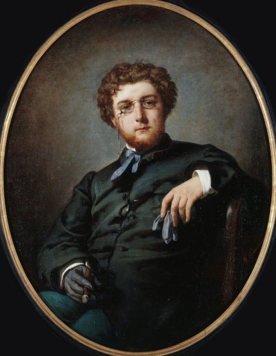 Portrait of the Composer Georges Bizet by Felix Henri Giacomotti